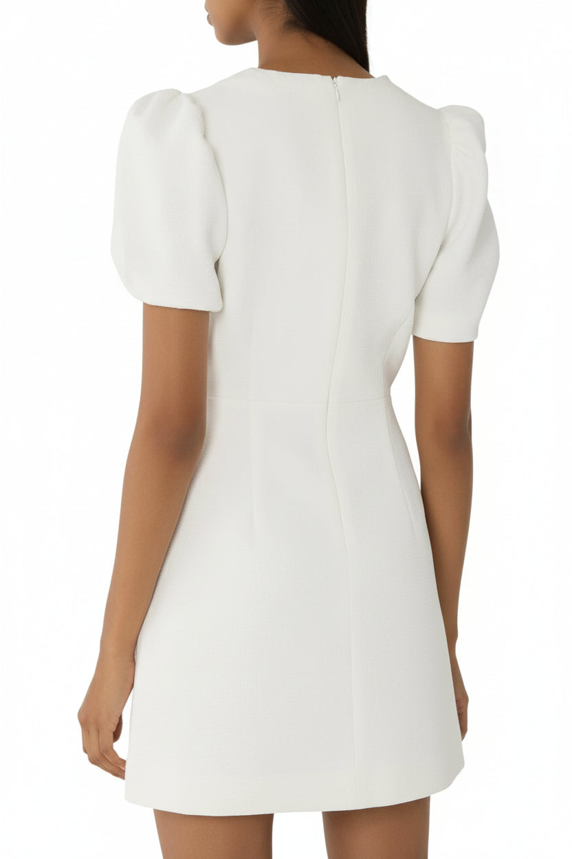 Ivory pearl mini Dress