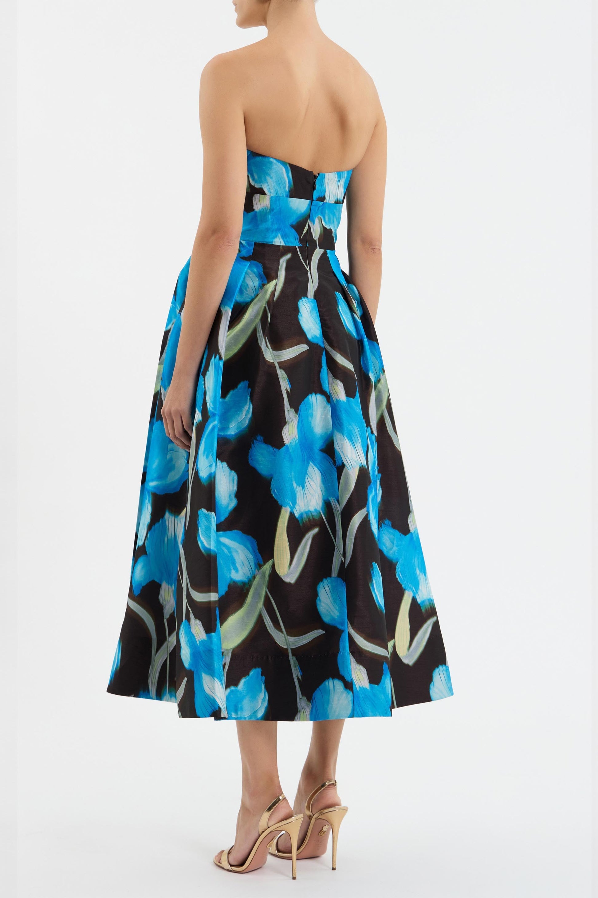 Ingrid Strapless Midi Dress