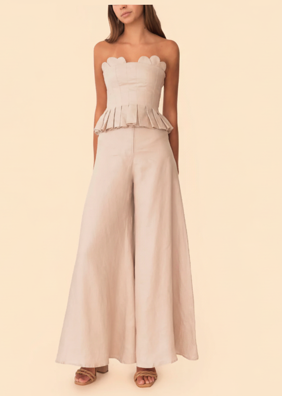 Leila Linen Palazzo Pants