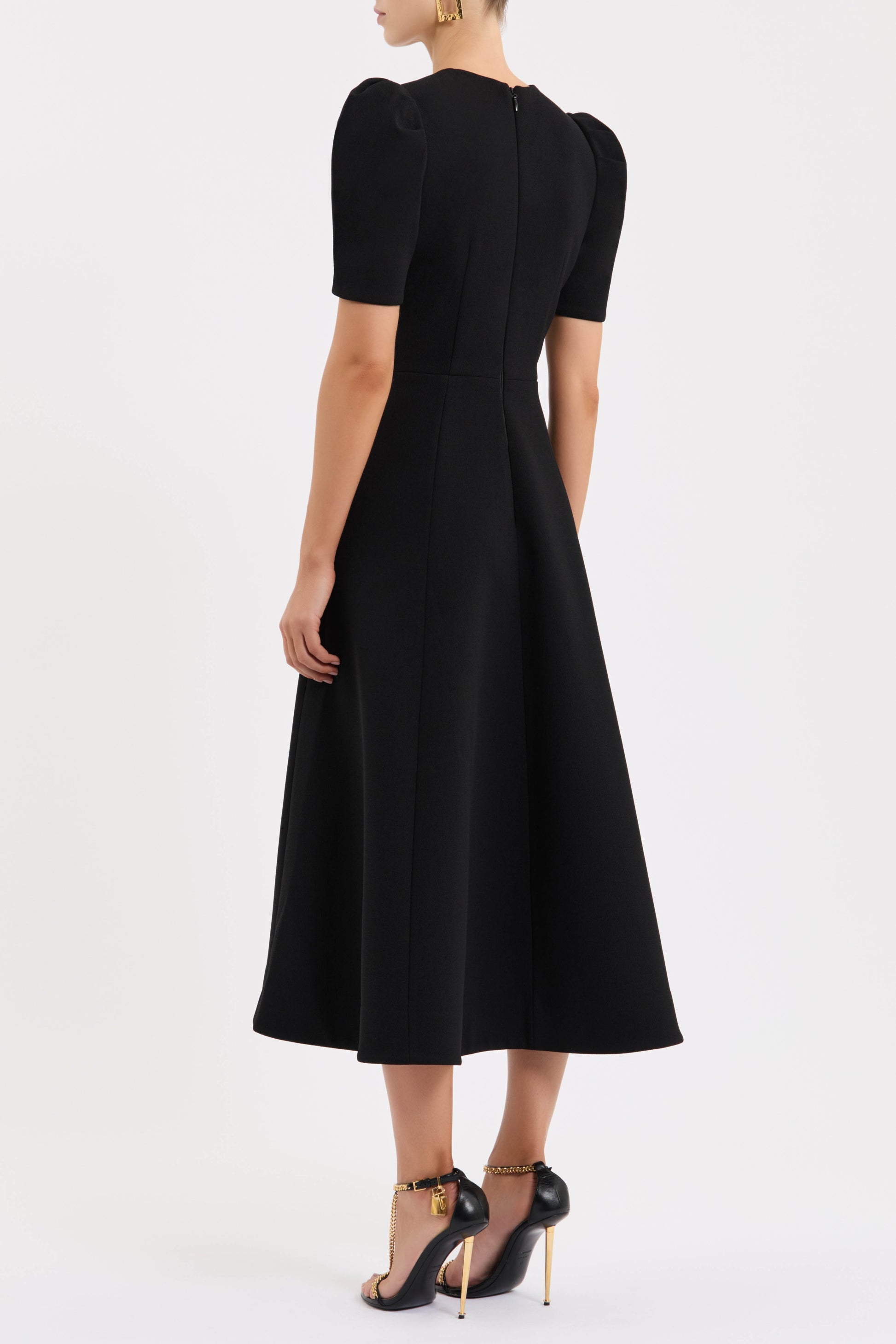 Alexandrite Short Sleeve Midi Dress