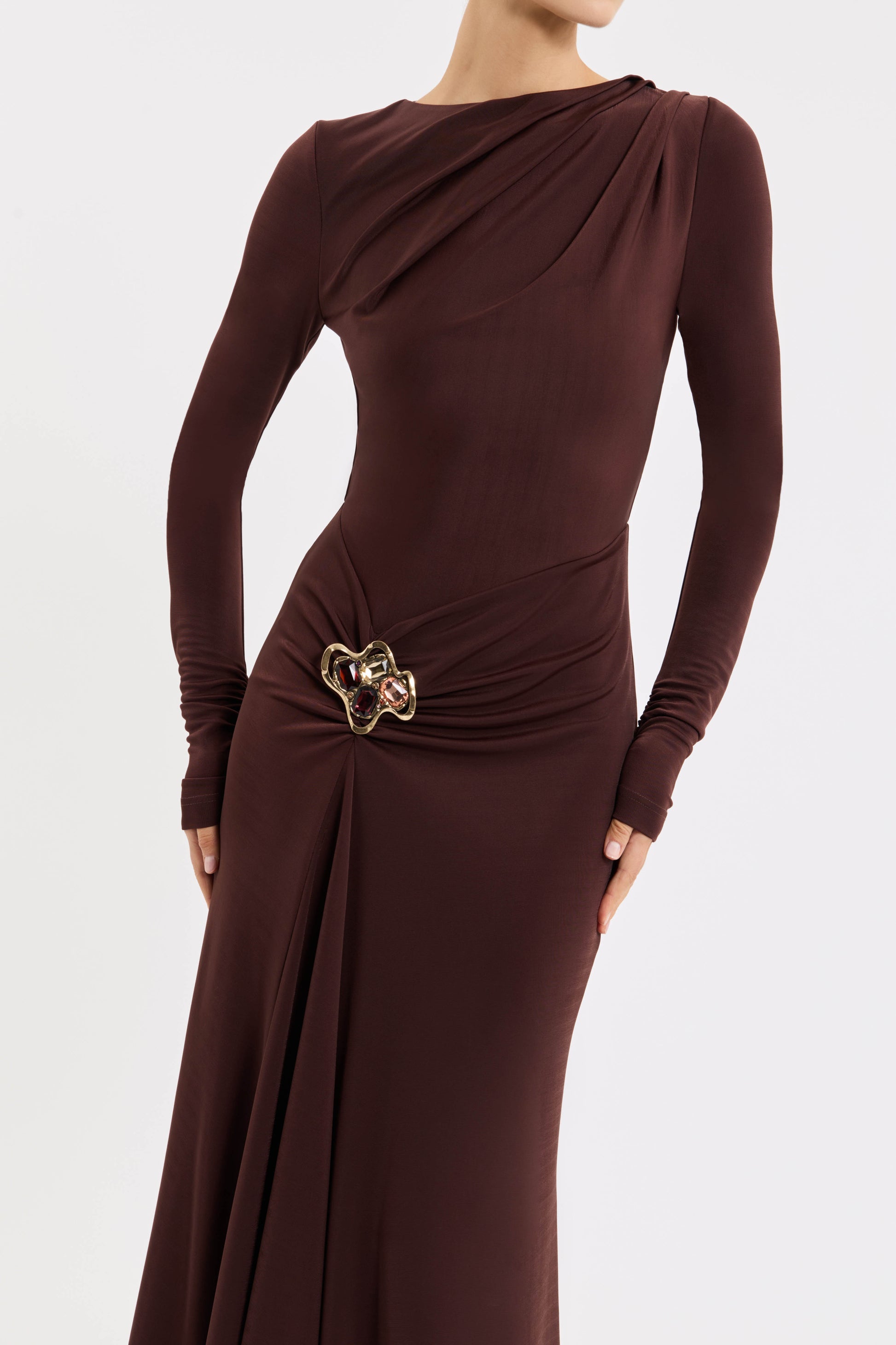 Hazine Long Sleeve Maxi Dress