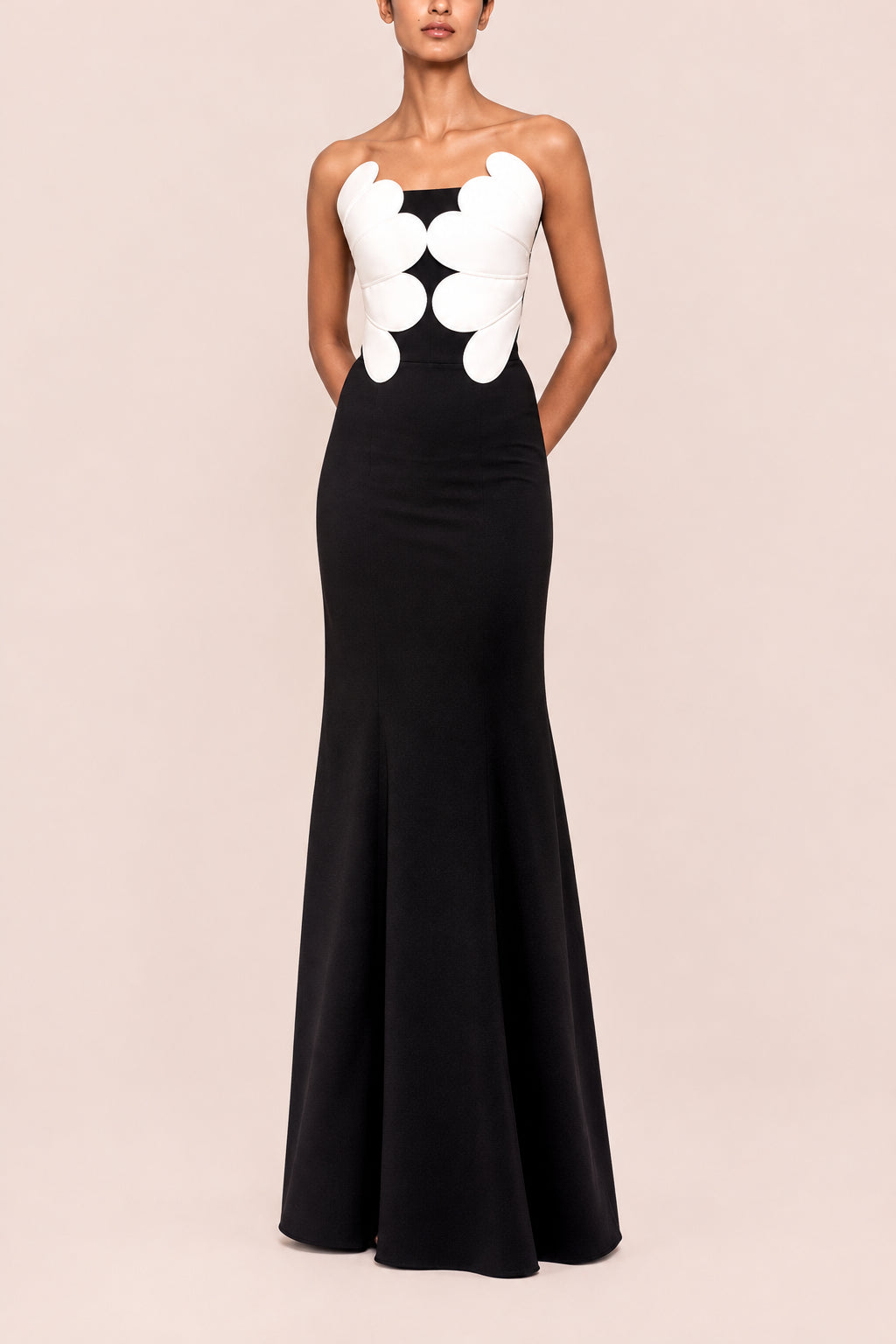 Zoe Dress Black / Ivory