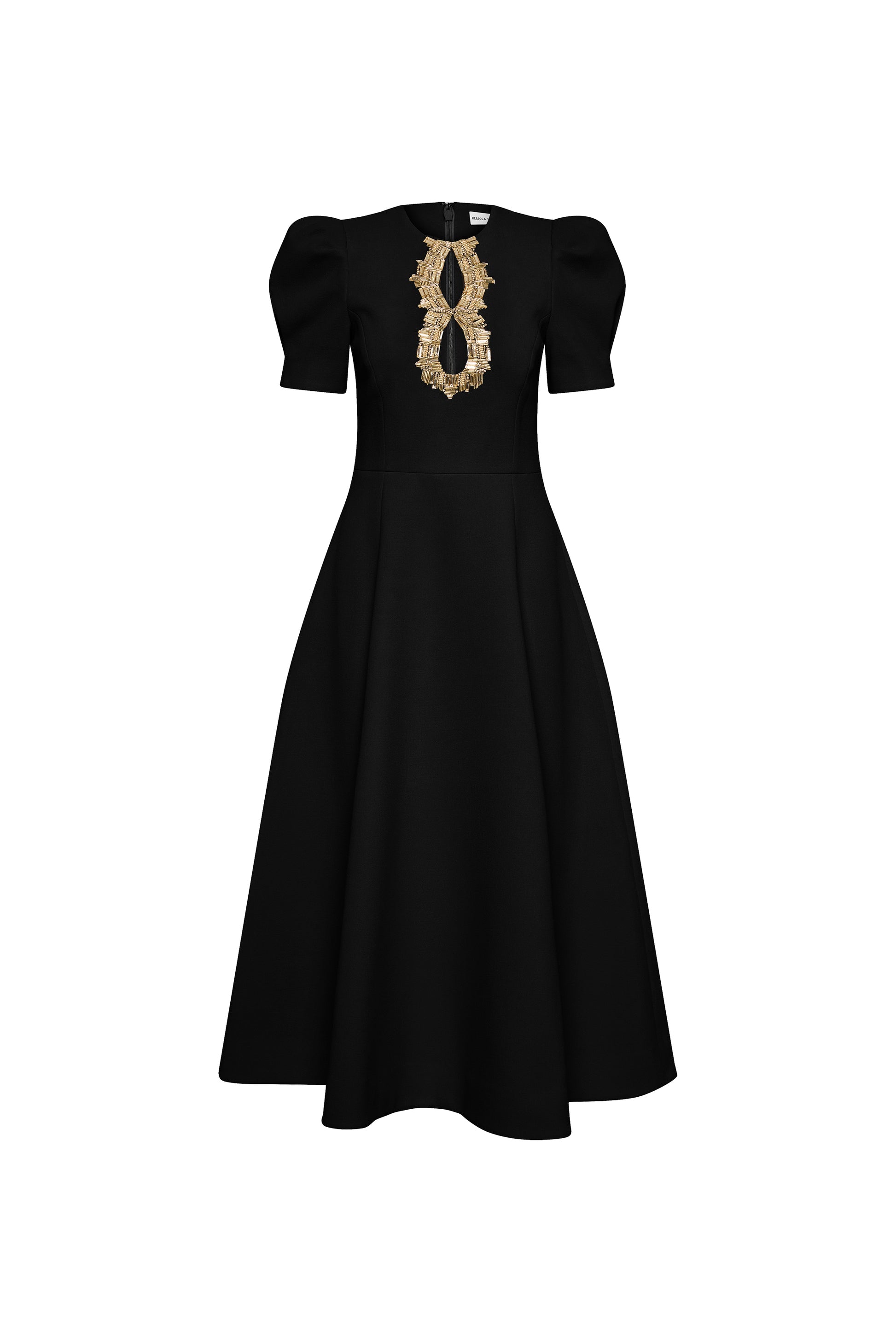 Alexandrite Short Sleeve Midi Dress