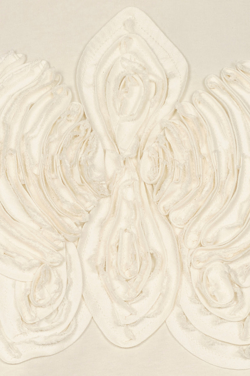 Marian T-Shirt with Orchid Embroidery