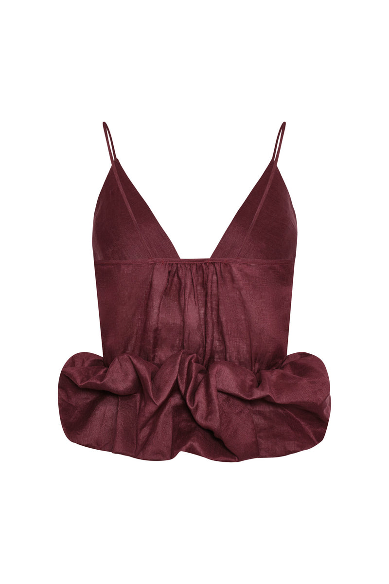 Sintra Burgundy Blouse