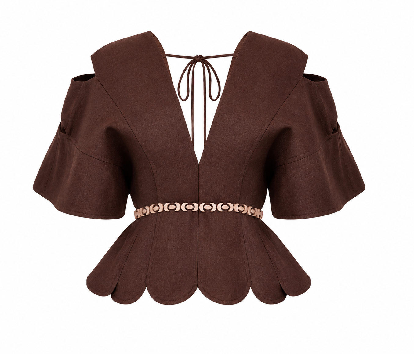 Namika Top Umber Brown