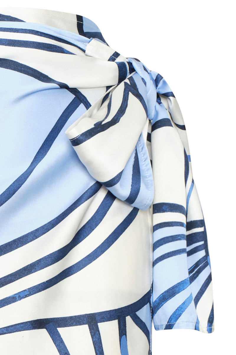 Samoa Skirt Ivory Blue