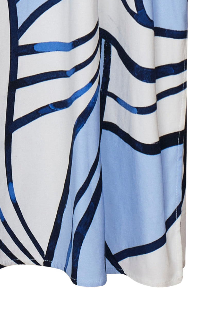 Filosofía del Arte Dress Ivory Blue