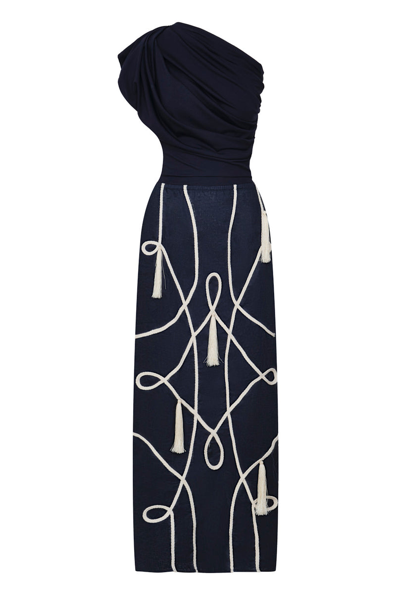 Brissia Azul Navy Dress