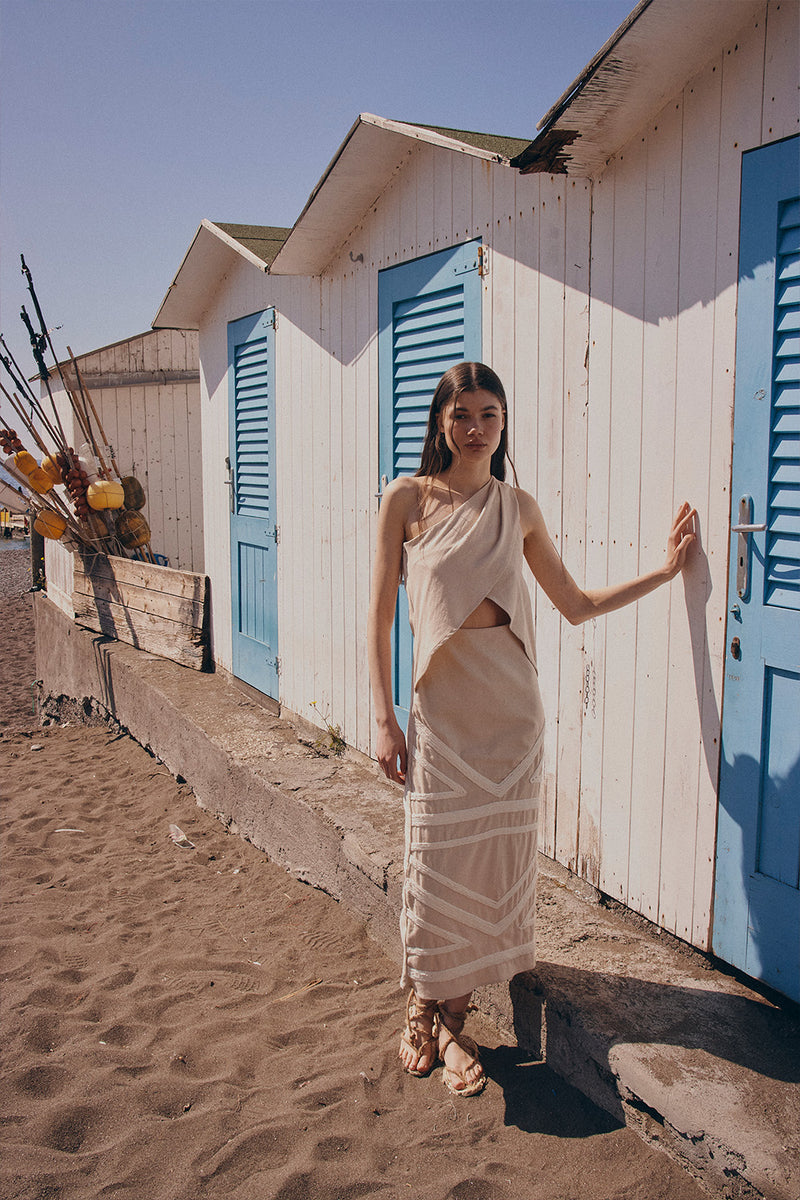 Gioiello Beige Dress