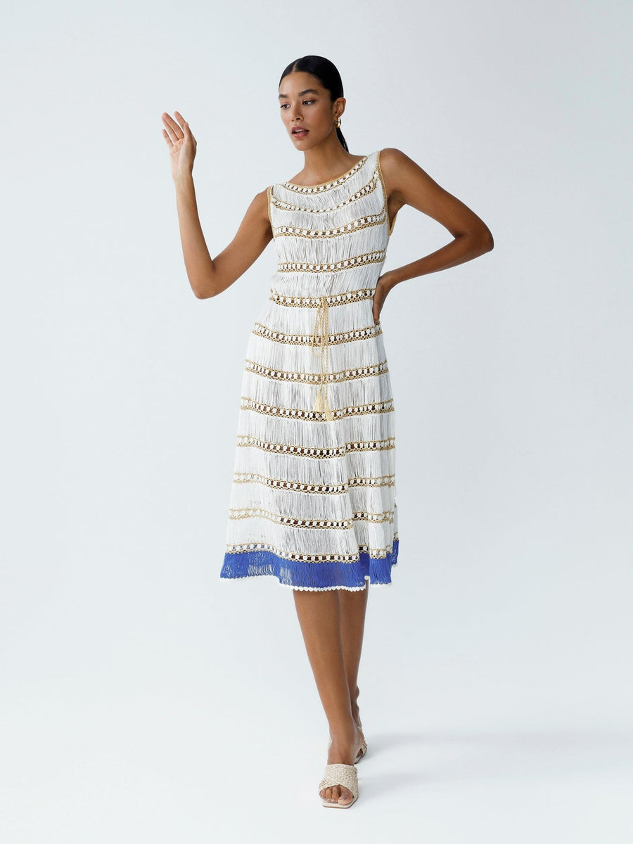 Tiffany Sleeveless Midi Dress