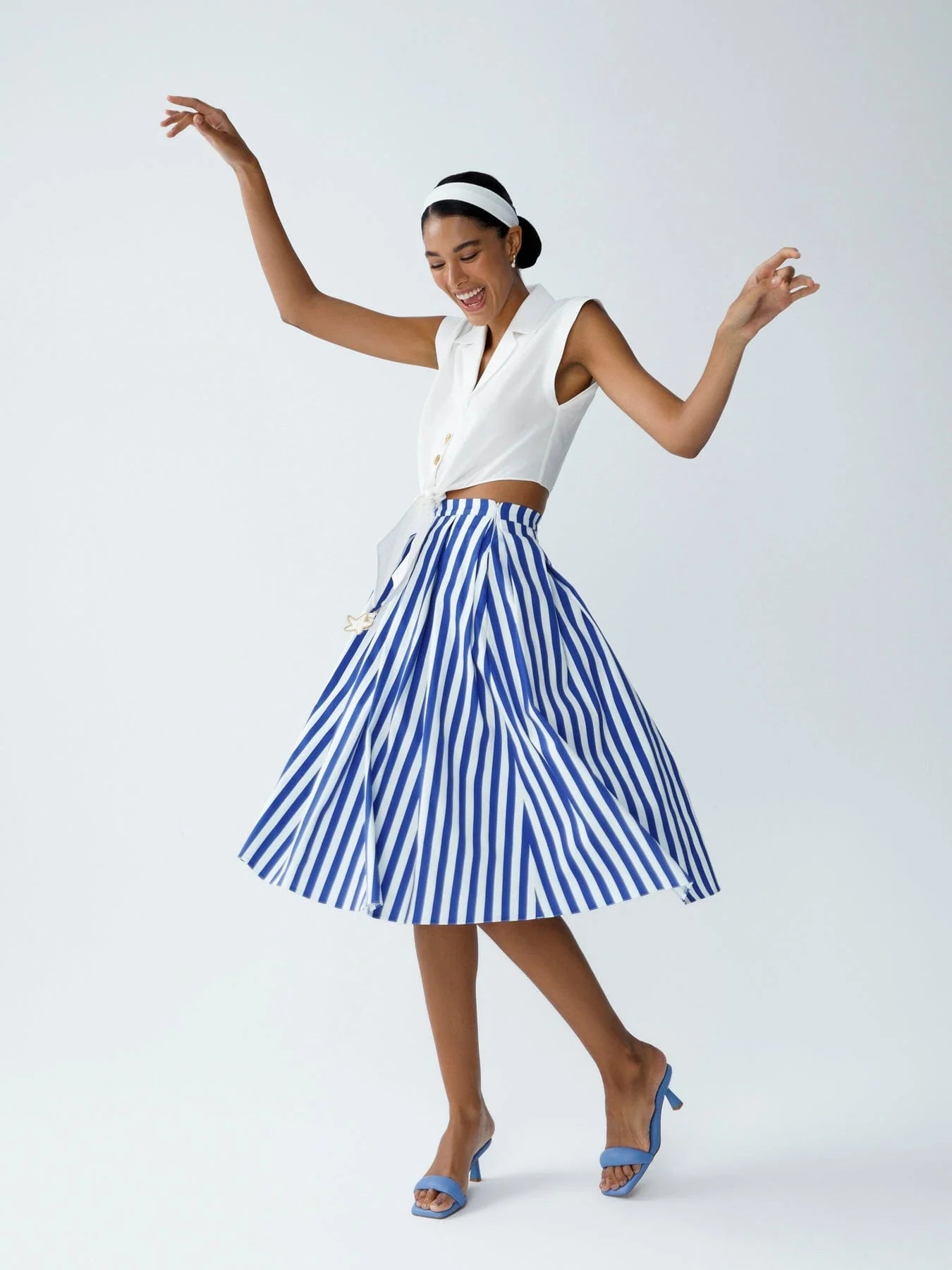 Audrey Tiefront Halter Top