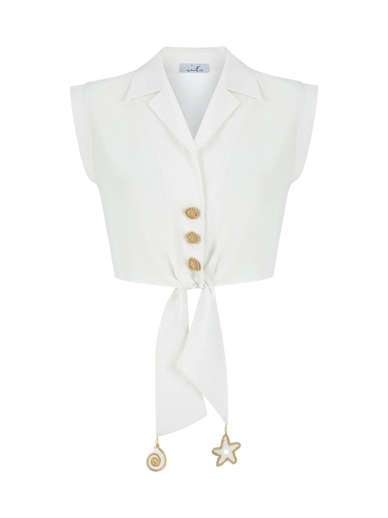 Audrey Tiefront Halter Top