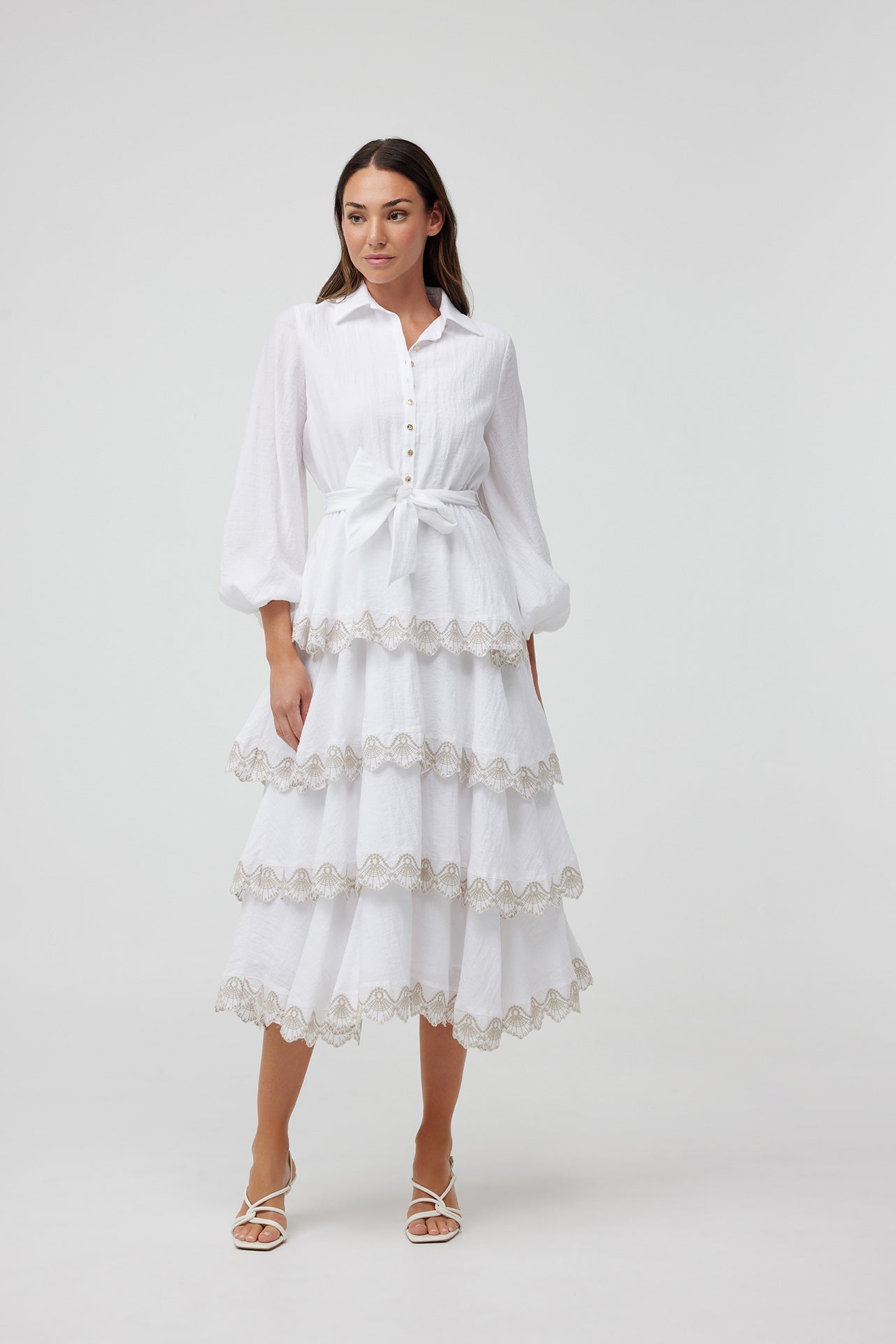 Evermore Long Sleeve Midi Dress