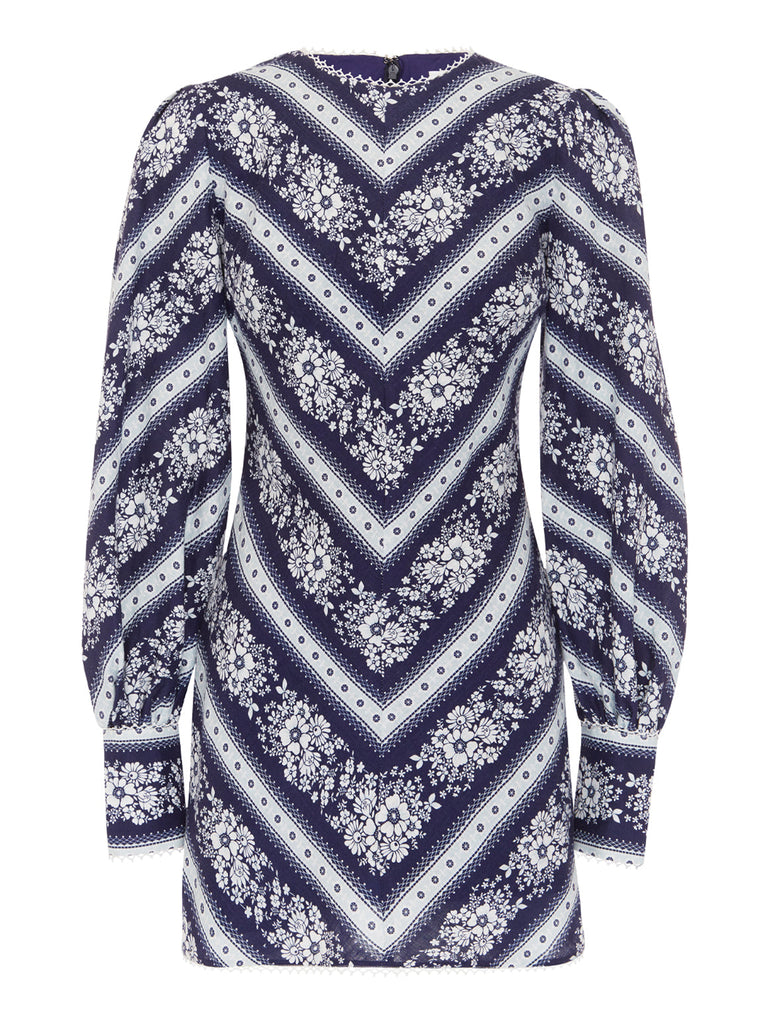 Flower Chain Mini Dress